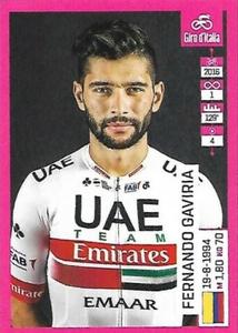 2019 Panini Giro d'Italia #392 Fernando Gaviria Front